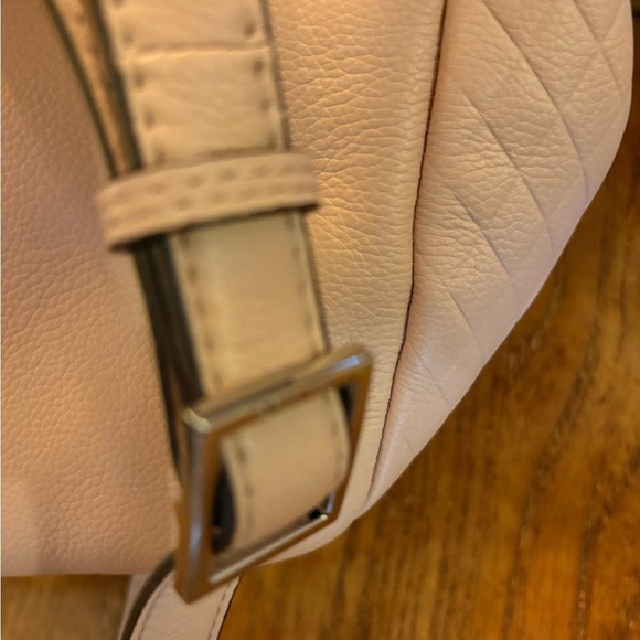 Vera Bradley Pink Sands Carry-All Quilted Leather Crossbody Handbag - Picture 11 of 12